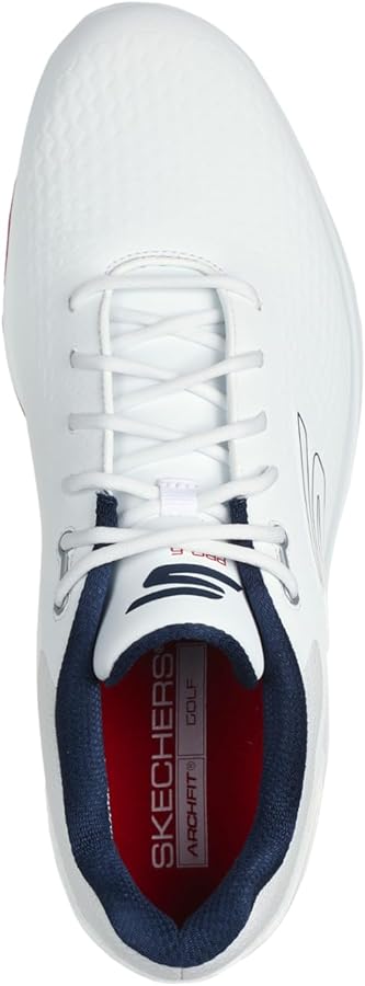 SKECHERS GO GOLF 防水ゴルフシューズ ホワイト Skechers GO GOLF Elite 5 Slip In Golf Shoes White - Carl's Golfland